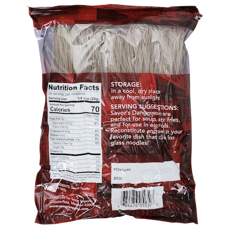 Savor Imports Sweet Potato Noodles Dangmyeon 1.5lbs, PK15 610951